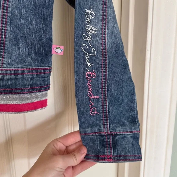 Bobby Jack Denim Zip Up Vintage Jacket Girl’s Small